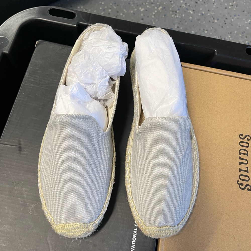 BRAND NEW! Soludos Canvas Platform Espadrilles